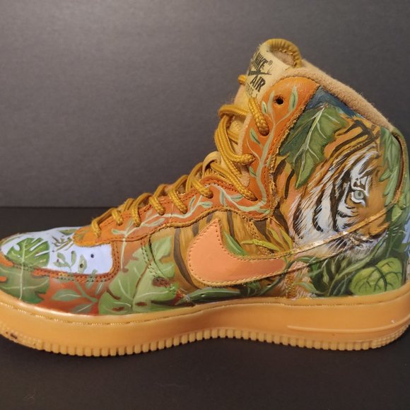 Nike Air Force 1 I have painted for my son - Picture 2 of 5